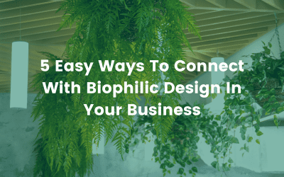 5 Easy Ways To Connect With Biophilic Design In Your Business